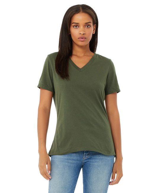 Ladies' Relaxed Jersey Short-Sleeve V-Neck T-Shirt galleryoftops